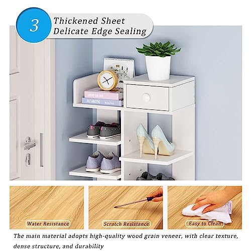 8 Tiers Vertical Narrow Shoe Rack E418344
