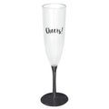 Black Champagne Glasses Q5749