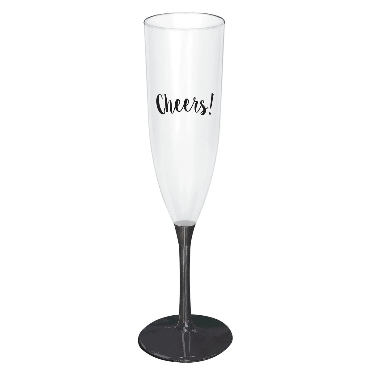 Black Champagne Glasses Q5749