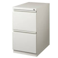 2 Drawer Mobile File Cabinet in Light Gray X949