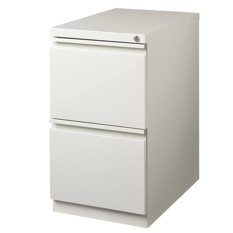 2 Drawer Mobile File Cabinet in Light Gray X949