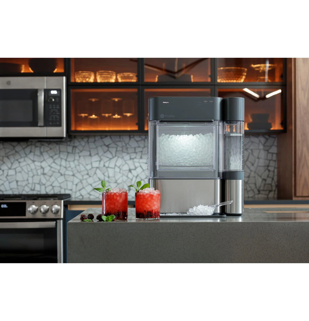 Black Stainless Countertop Nugget Ice Maker I590982