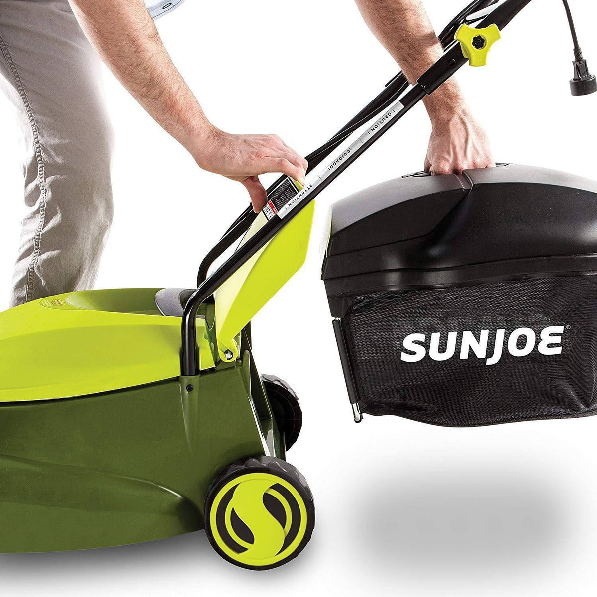 14-inch 12 Amp Electric Lawn Mower with Grass Bag A15013