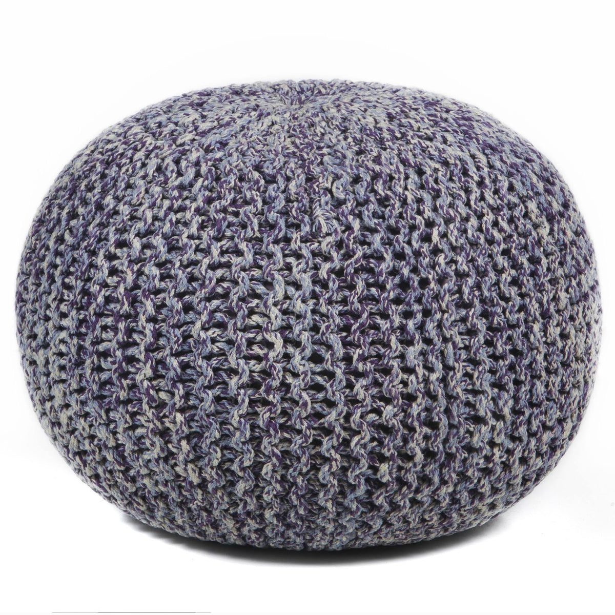 Purple Handmade Pouf S549295