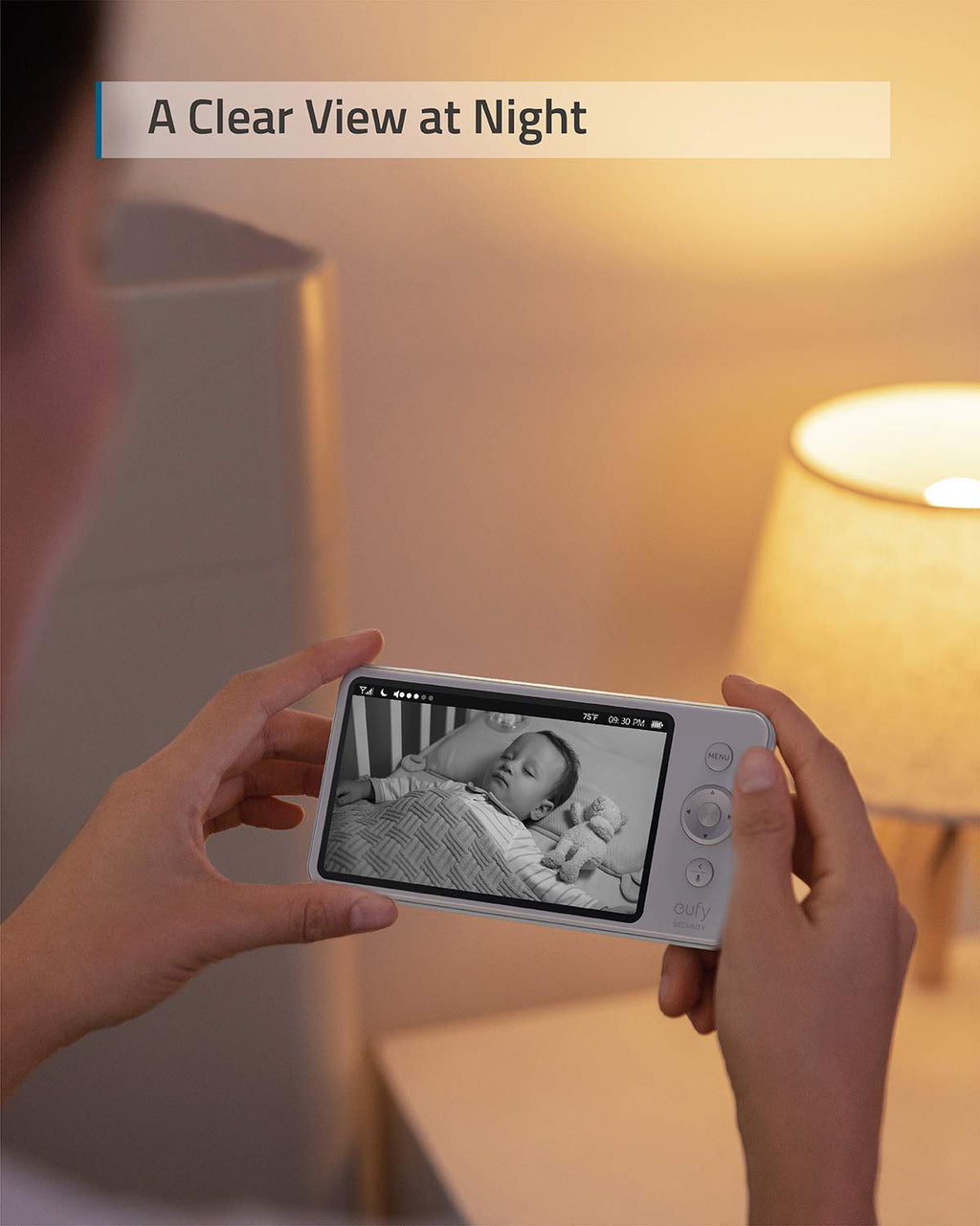 Video Baby Monitor with Camera and Audio, 720p HD, Night Vision, 5 Display G377