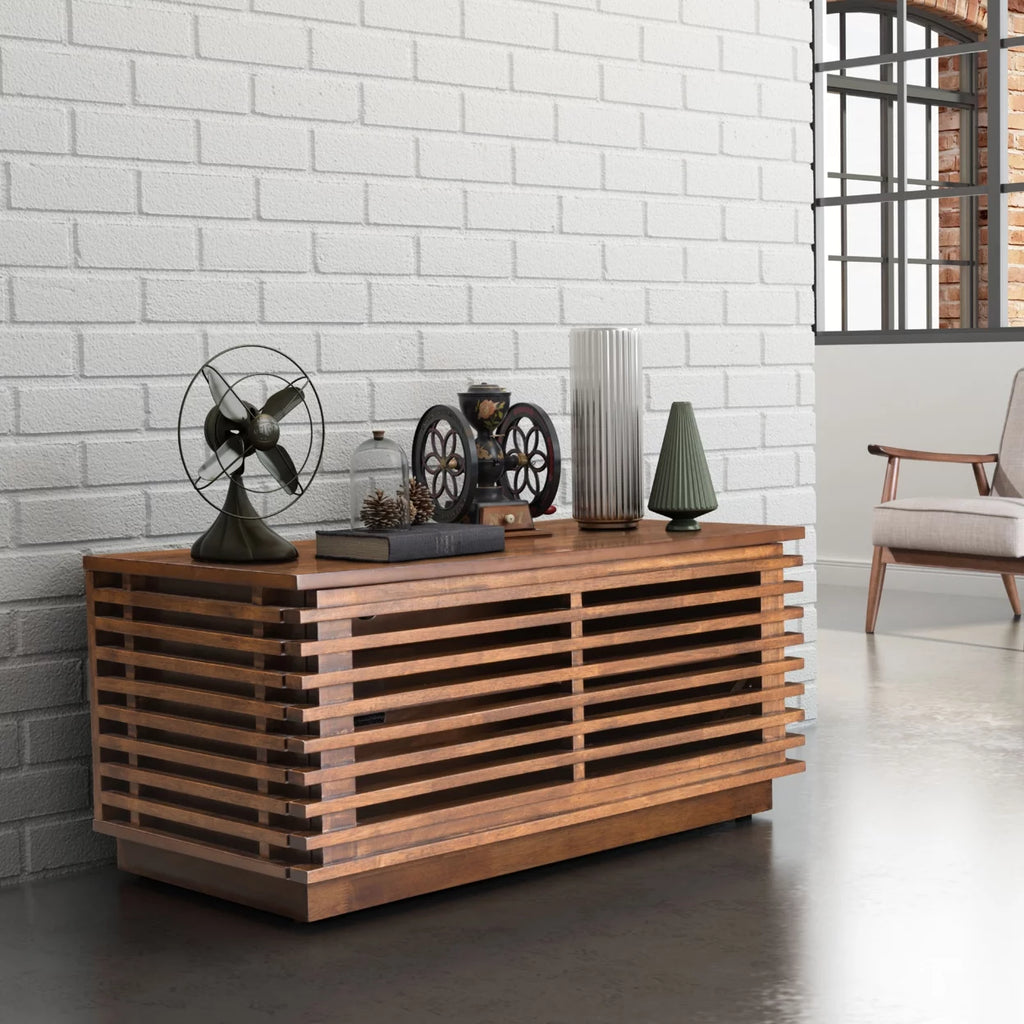 Walnut Entertainment Stand Q547