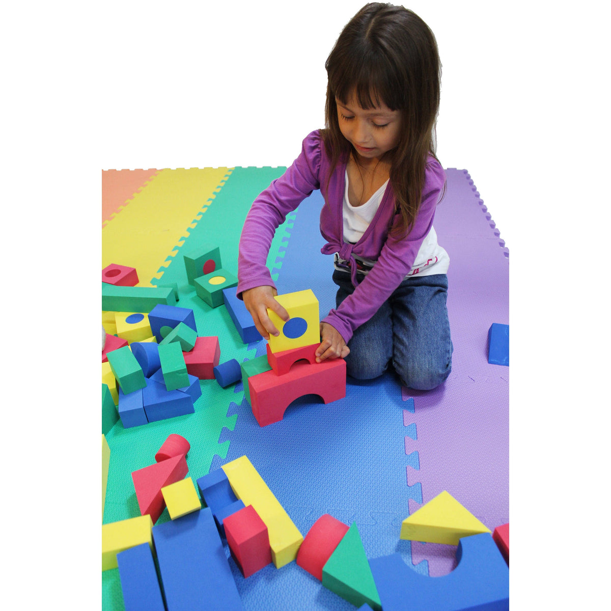 70 Piece Foam Building Blocks F726936