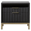 2-Drawer Nightstand C564
