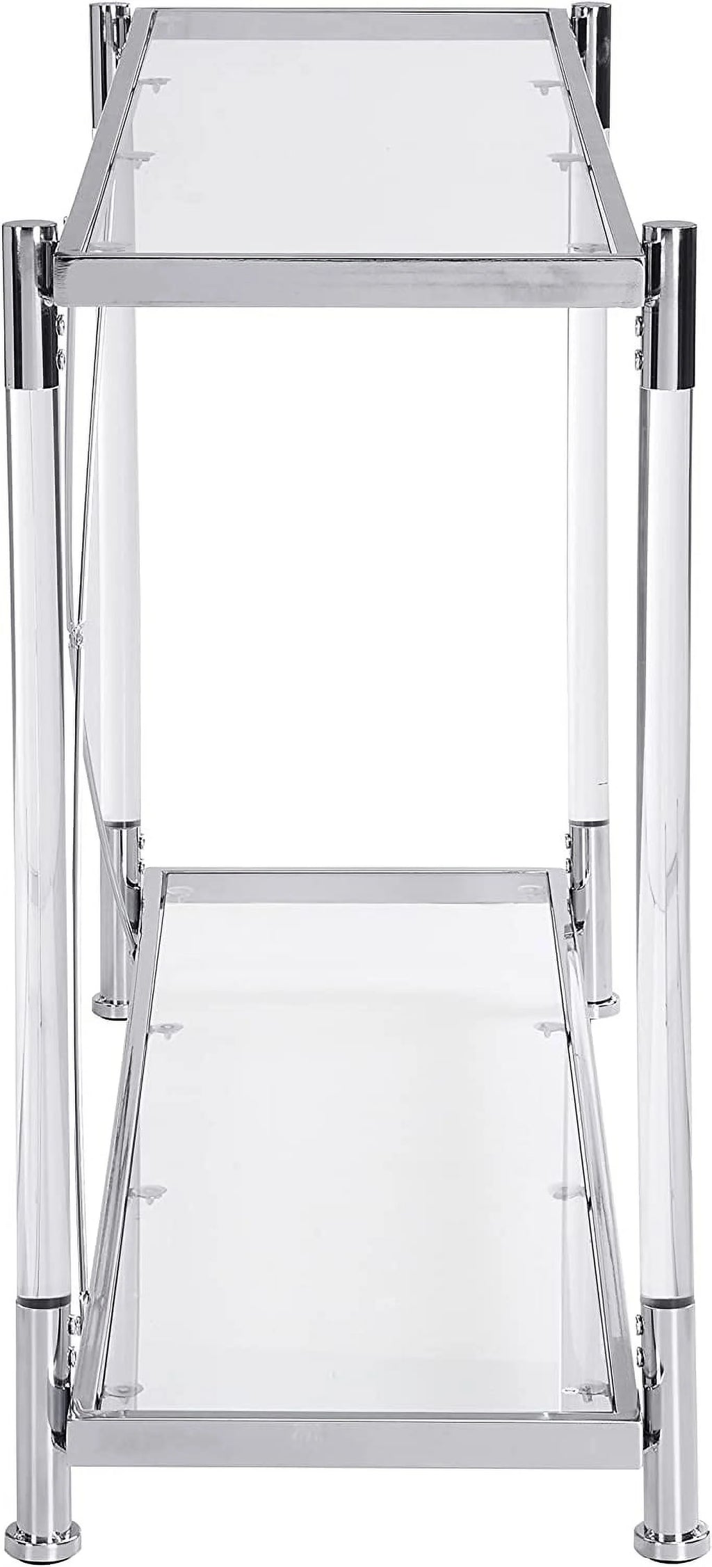 Glass Console Tables with Metal Frame E1080