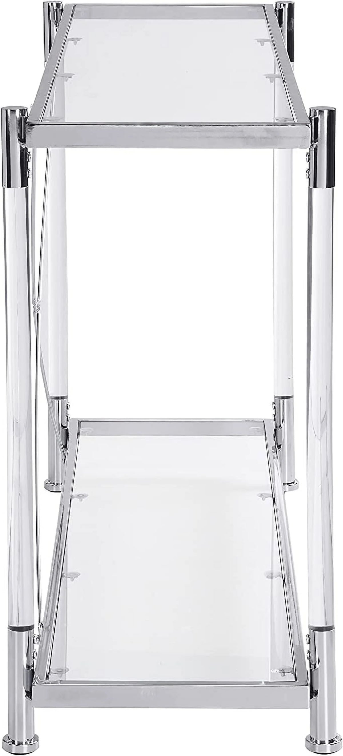 Glass Console Tables with Metal Frame E1080