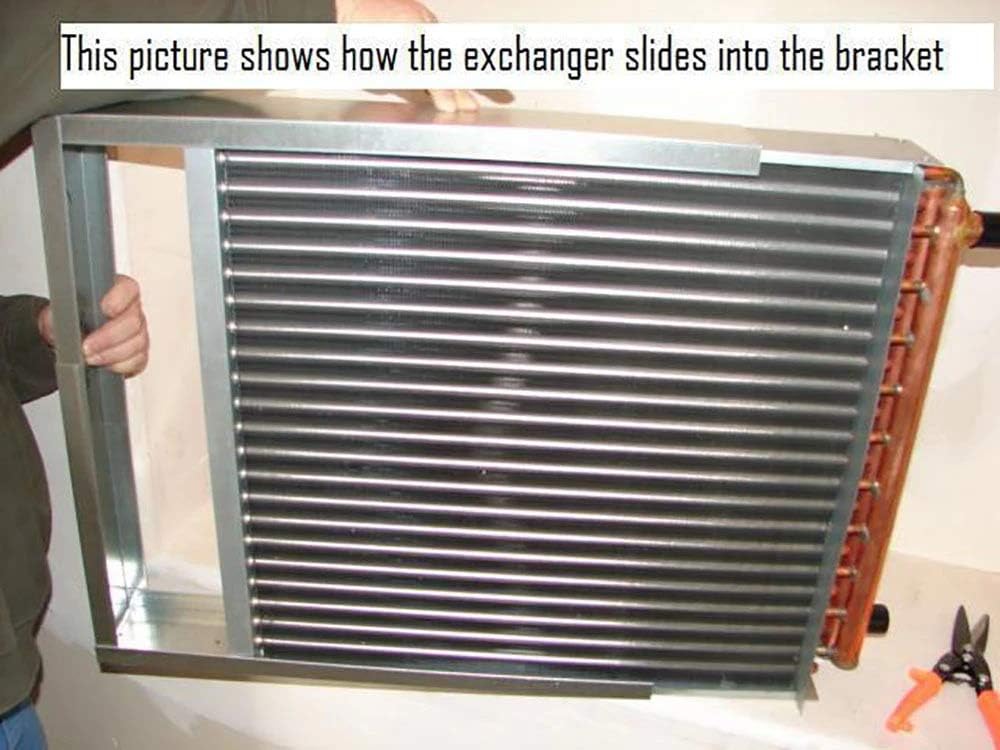36x36 Water to Air Heat Exchanger with 1 1/4" Copper Ports C36802