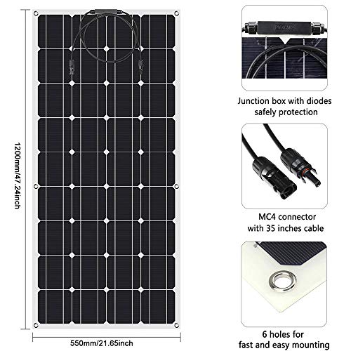 300w Bendable Flexible Solar Module with 30A Solar Controller O32114