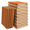 20pk A5 Hardcover Journal Notebook, 5.7x8.4, Brown E56184