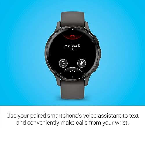 Slate Stainless Steel Bezel 1.2-Inch AMOLED Touchscreen Display Smart Watch with 41mm Pebble Gray Case and Silicone Band L5872