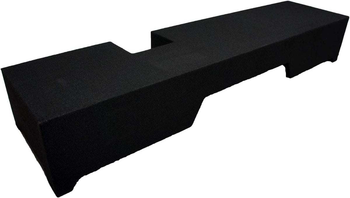 Compatible with Ford F150 Extended Super Cab Truck 2004-2008 Dual 10 Subwoofer Sub Box Speaker Enclosure S571
