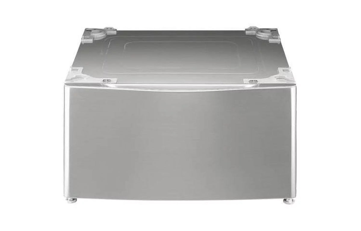 White Laundry Pedestal with Drawer H58819