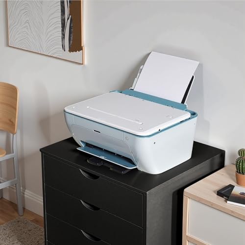 White 7 Drawer Mobile File Cabinet with Wheels F3962
