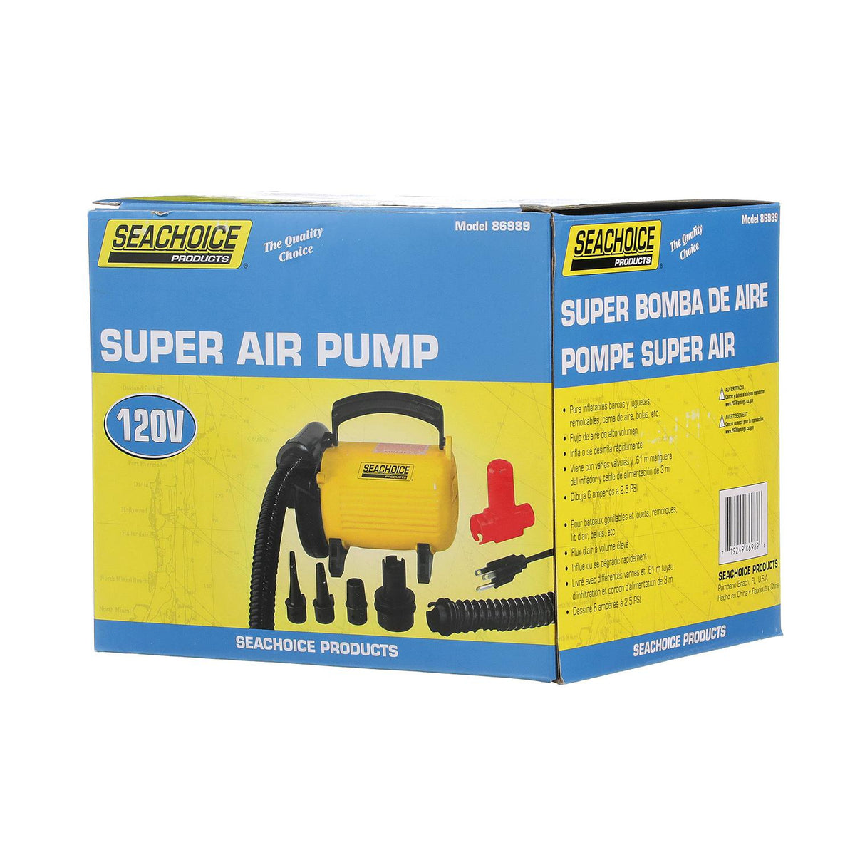 Portable 120V Super Air Pump with 10-Ft. Power Cord, 2.5 PSI S66169