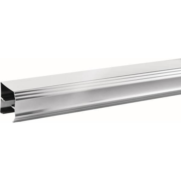 Semi-Frameless Sliding Bathtub Door in Chrome with Tranquility Glass A610