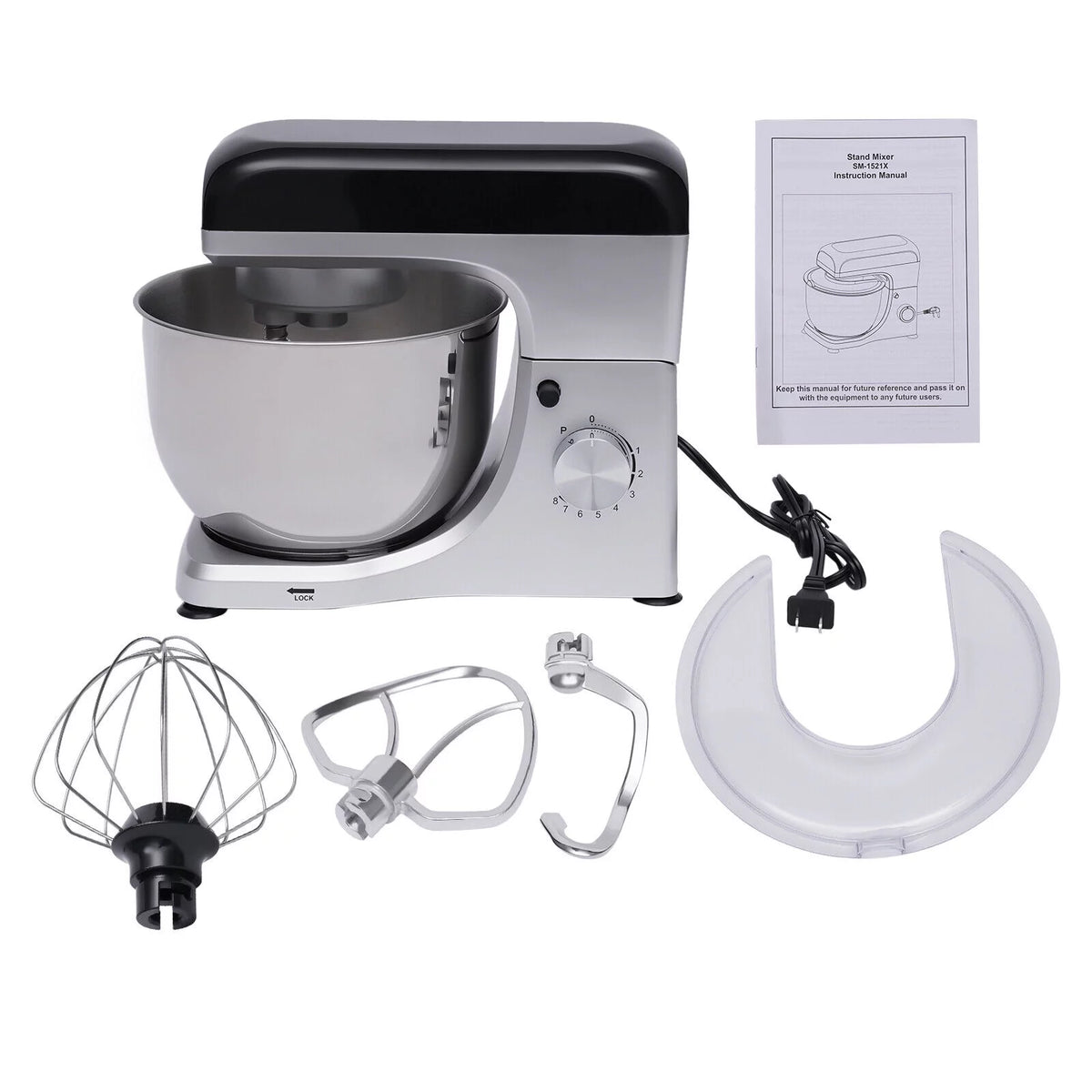 4.5L 1000W 8 Speed Tilt-Head Electric Stand Mixer I50116