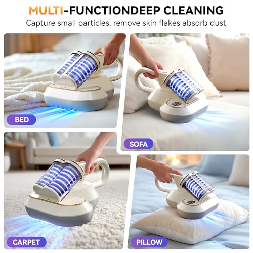 16Kpa Corded Handheld Mattress Vacuum Cleaner with 0.7L Double Cup G512
