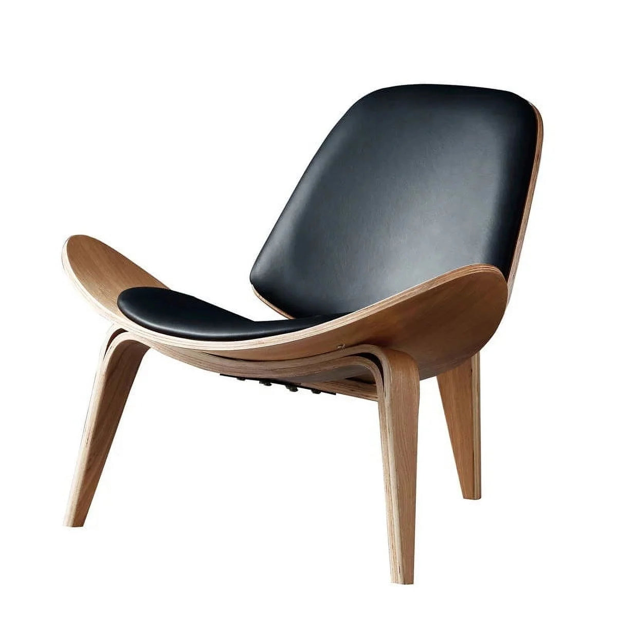 Ash Plywood Fabric Upholstery Lounge Chairs N854