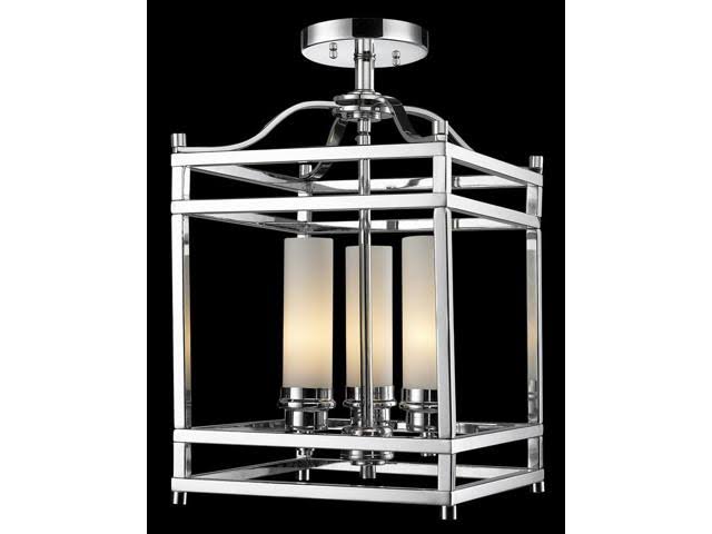 Chrome 3 Light Semi-Flush Mount Z9313