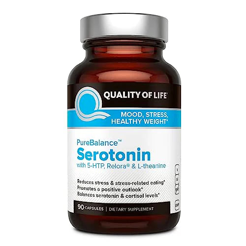 5-HTP & Stress Supplement with Rhodiola, Vitamin D3 & L-Theanine, 90 Capsules I744