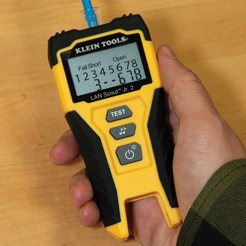 Cable Tester for CAT 5e, CAT 6/6A Cables with RJ45 Connections Pack of 2 K78239