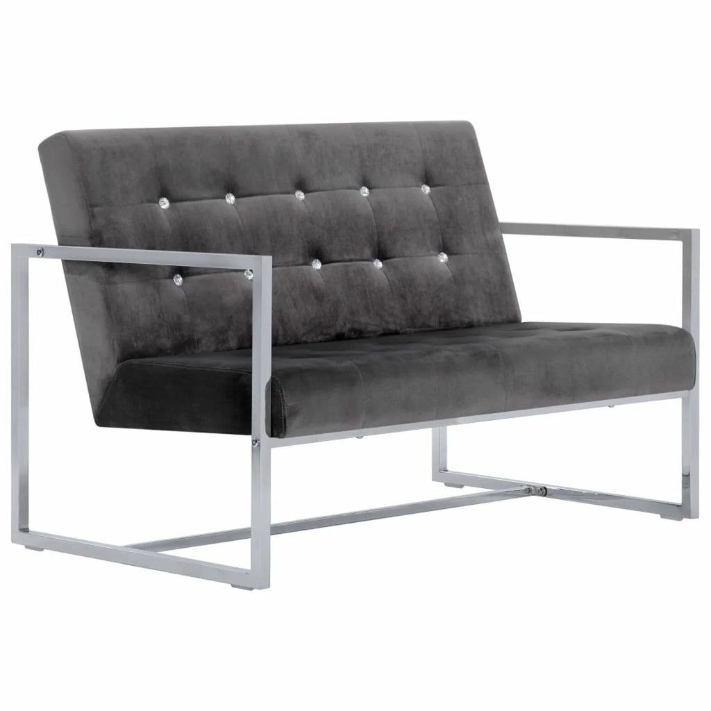 2-Seater Sofa Dark Gray T43368
