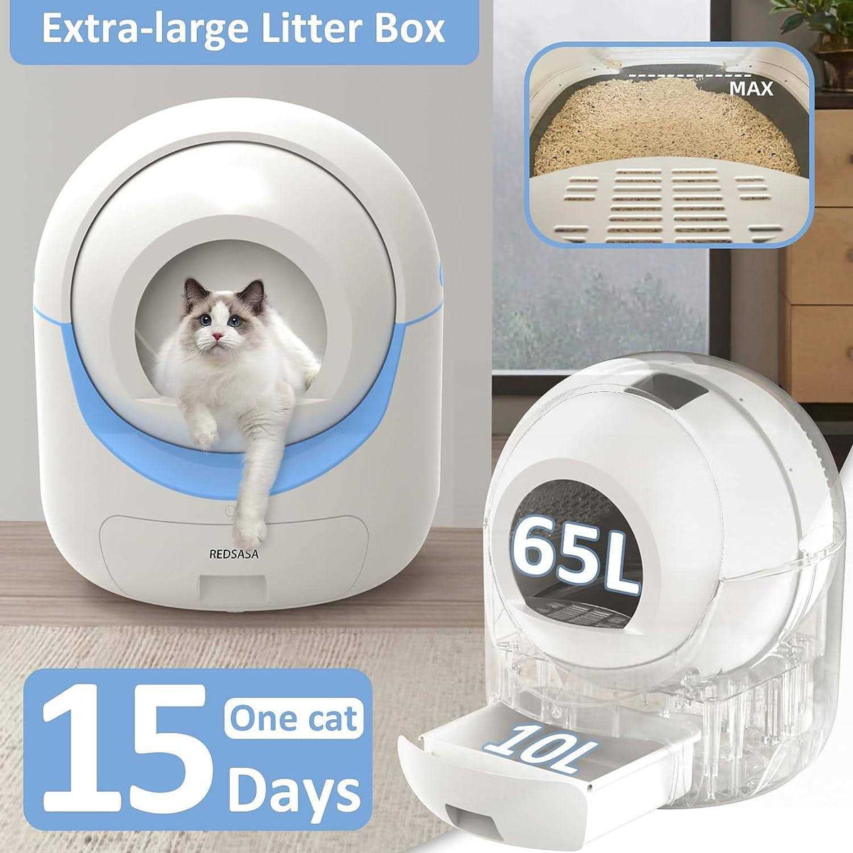 Self Cleaning Automatic Cat Litter Box A6194