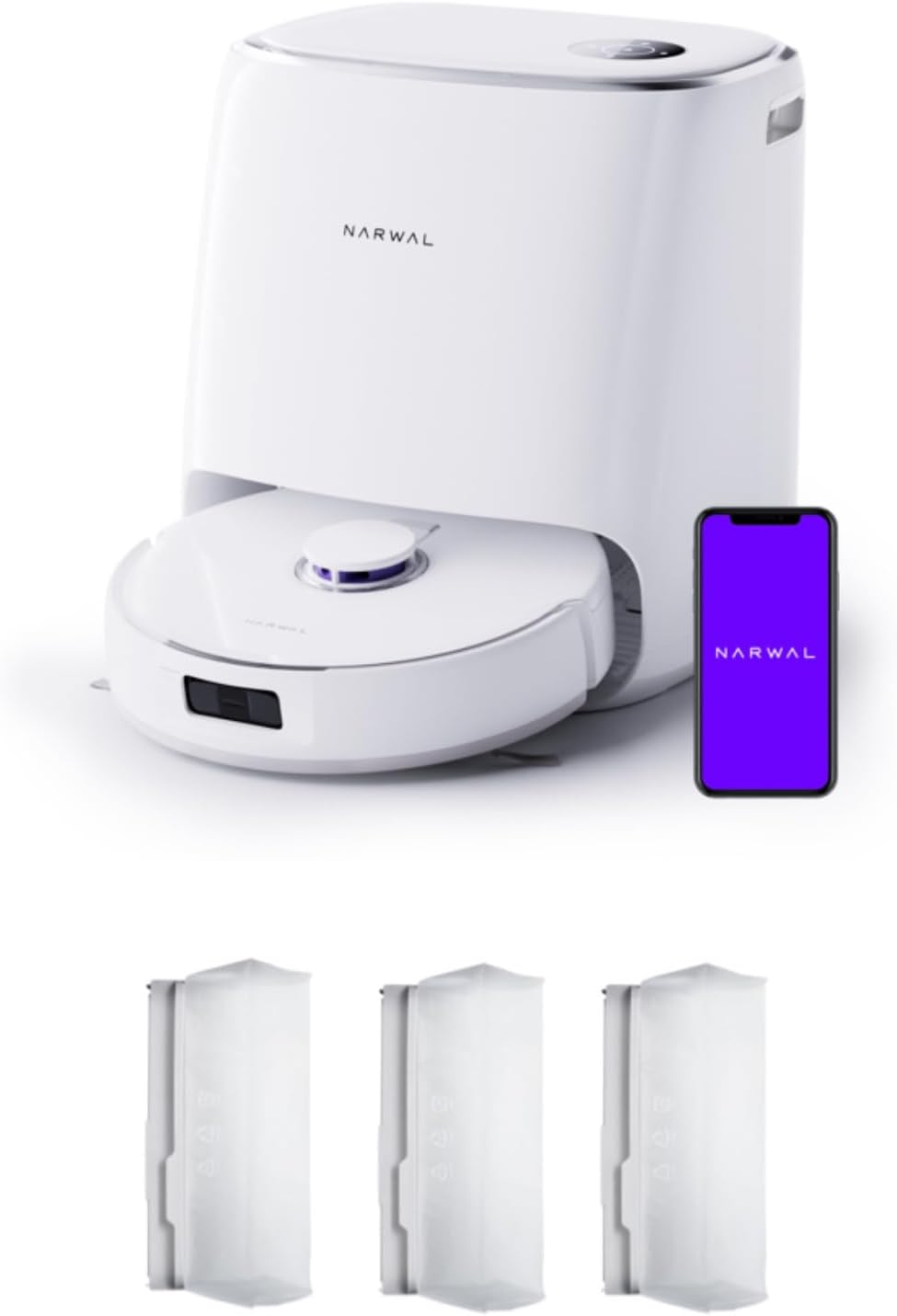 8200 Pa Robot Vacuum and Mop Combo with Dust Bags K67746