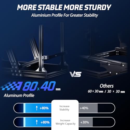 Aluminum Profile Racing Simulator Cockpit with Seat Y307487