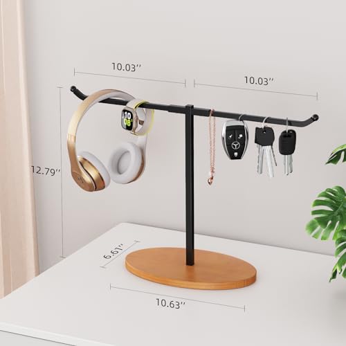 Free-Standing Black Metal Hat Rack U91089