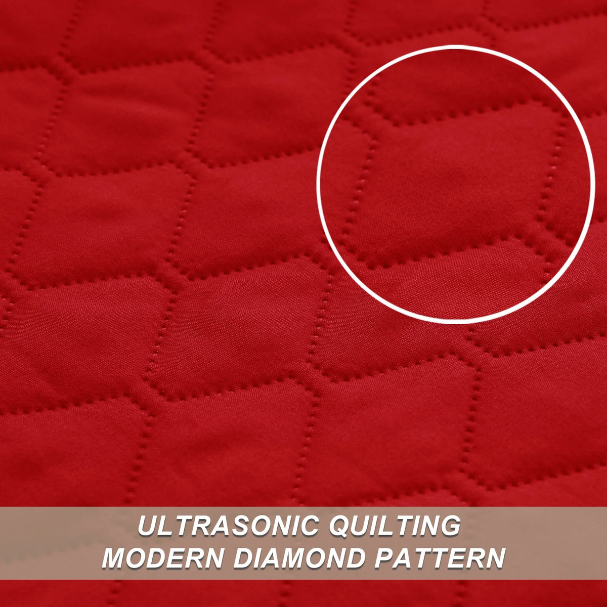 Reversible Twin Quilt Bedding Set with Pillow Sham W93568