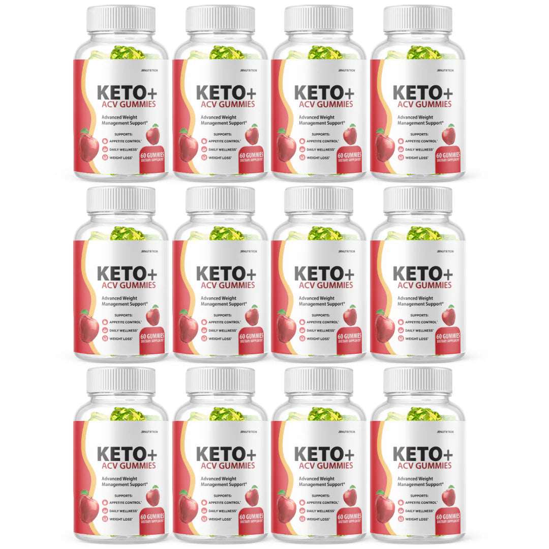 Keto + ACV 500mg Gummies - 12 Bottles Y91809
