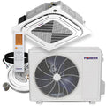 24,000 BTU 20.7 SEER 8-Way Slim Cassette Mini-Split Air Conditioner Heat Pump System N385