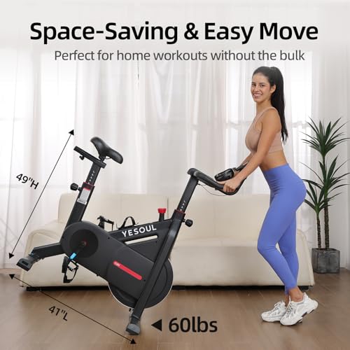 Self-Powered Exercise Bike with Magnetic Resistance W227306