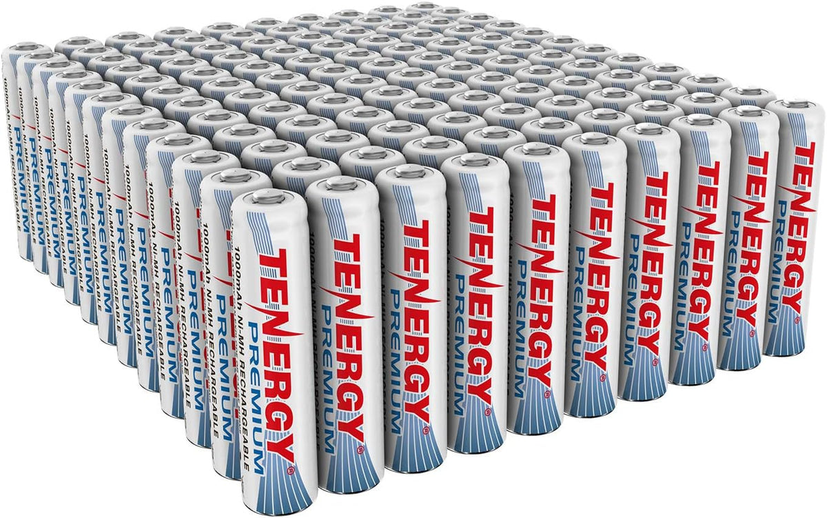 Rechargeable AAA Batteries 1000mAh NiMH 120 Pack V9740