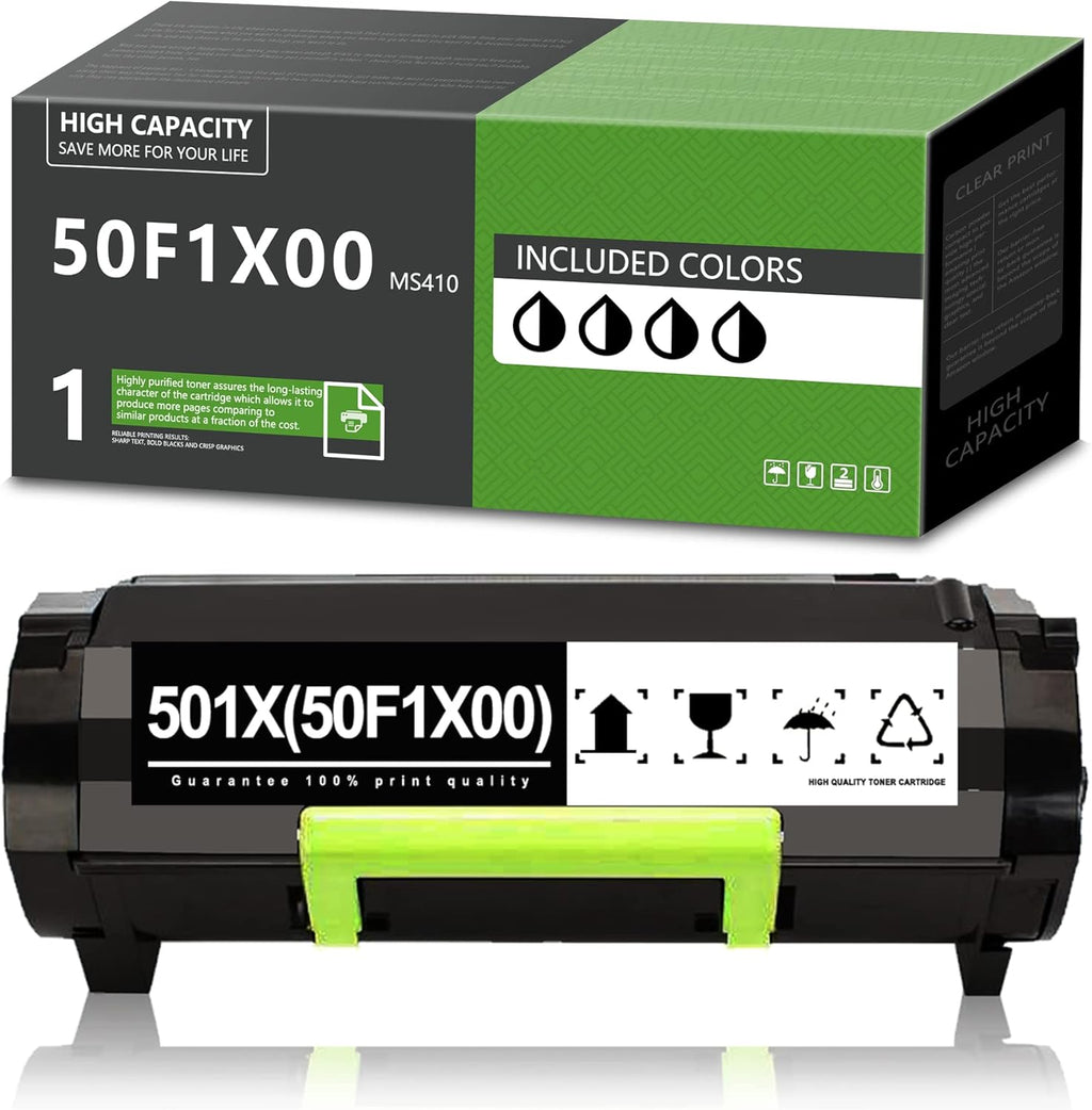 50F1X00 501X Black Toner Cartridge Q813