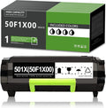 50F1X00 501X Black Toner Cartridge Q813
