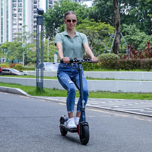500W Motor 25 Miles Range 10" Solid Tires Foldable Electric Scooter L87614