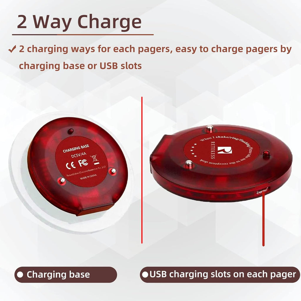 10 Food Pagers U700356