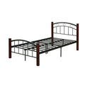 Twin Metal Bed with Headboard and Footboard D996035