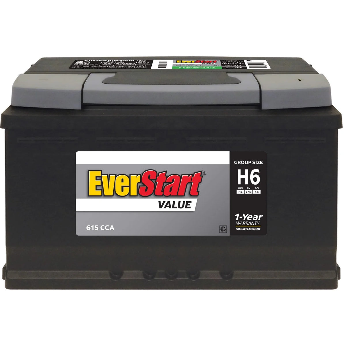 Lead Acid Automotive Battery 12 Volt 615 CCA A309