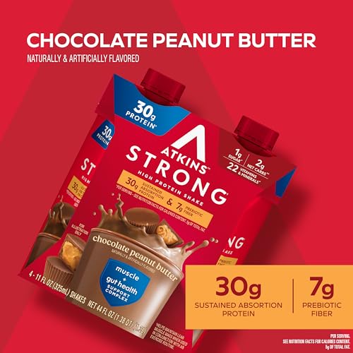 Milk Chocolate Flavored High Protein Shake, 30g Protein, 12 Count R82849
