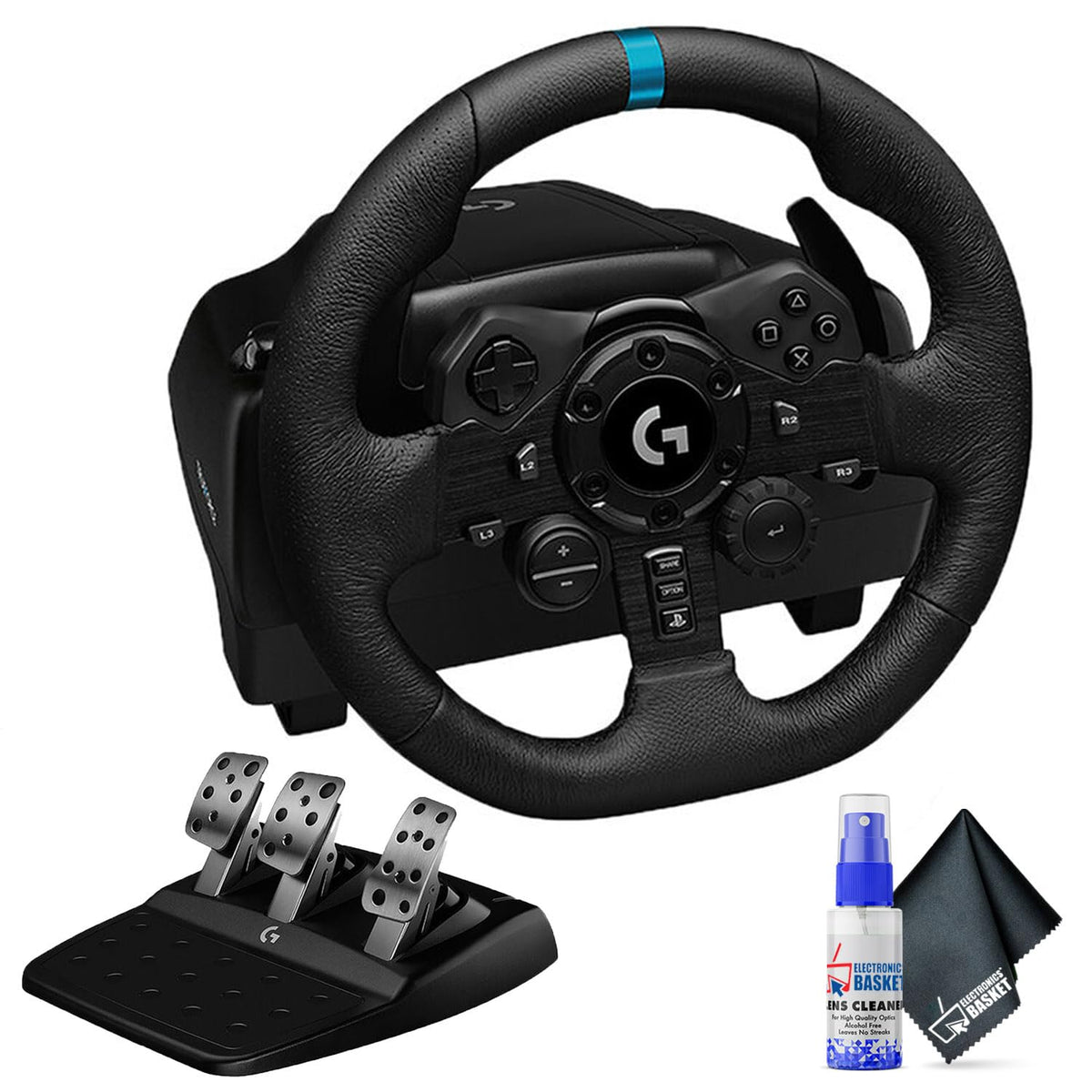 Racing Wheel and Pedals Sim Driving Wheel U171966