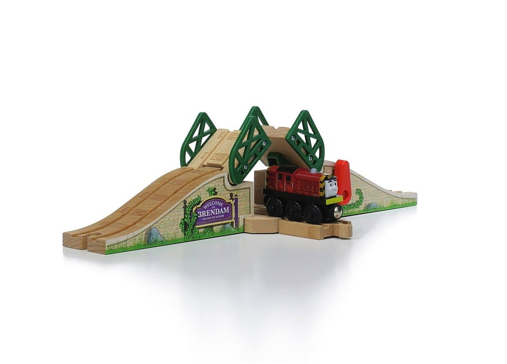 Wooden Railway Drawbridge J733126