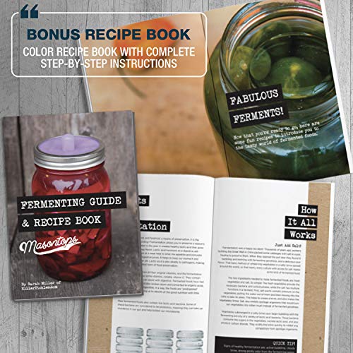 Fermentation Jar Starter Set with Mason Jar, Lids & Weight T567334