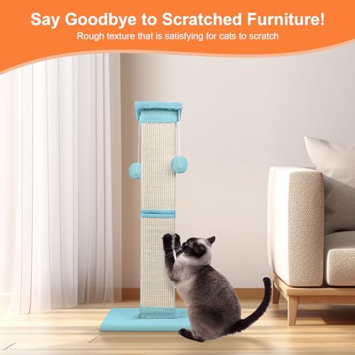 33 Inch Sisal Cat Scratching Post M8096